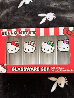 Hello Kitty Glass Cups