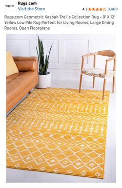 9 by 12 yellow area rug