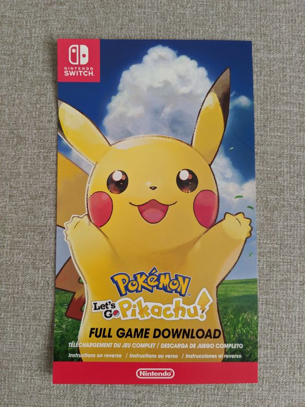 Pokemon Lets Go Pikachu Digital Download For Sale In Los