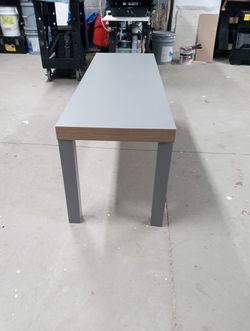 White table.