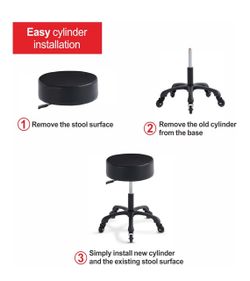 High Piston Adjustable (Extended Height:18.5''/28.74'')