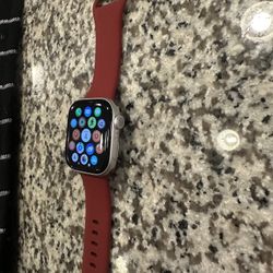New Never Used Apple Watch Series 10 GPS 42mm Silver With charger and Band (band not apple ) - Apple Warranty 