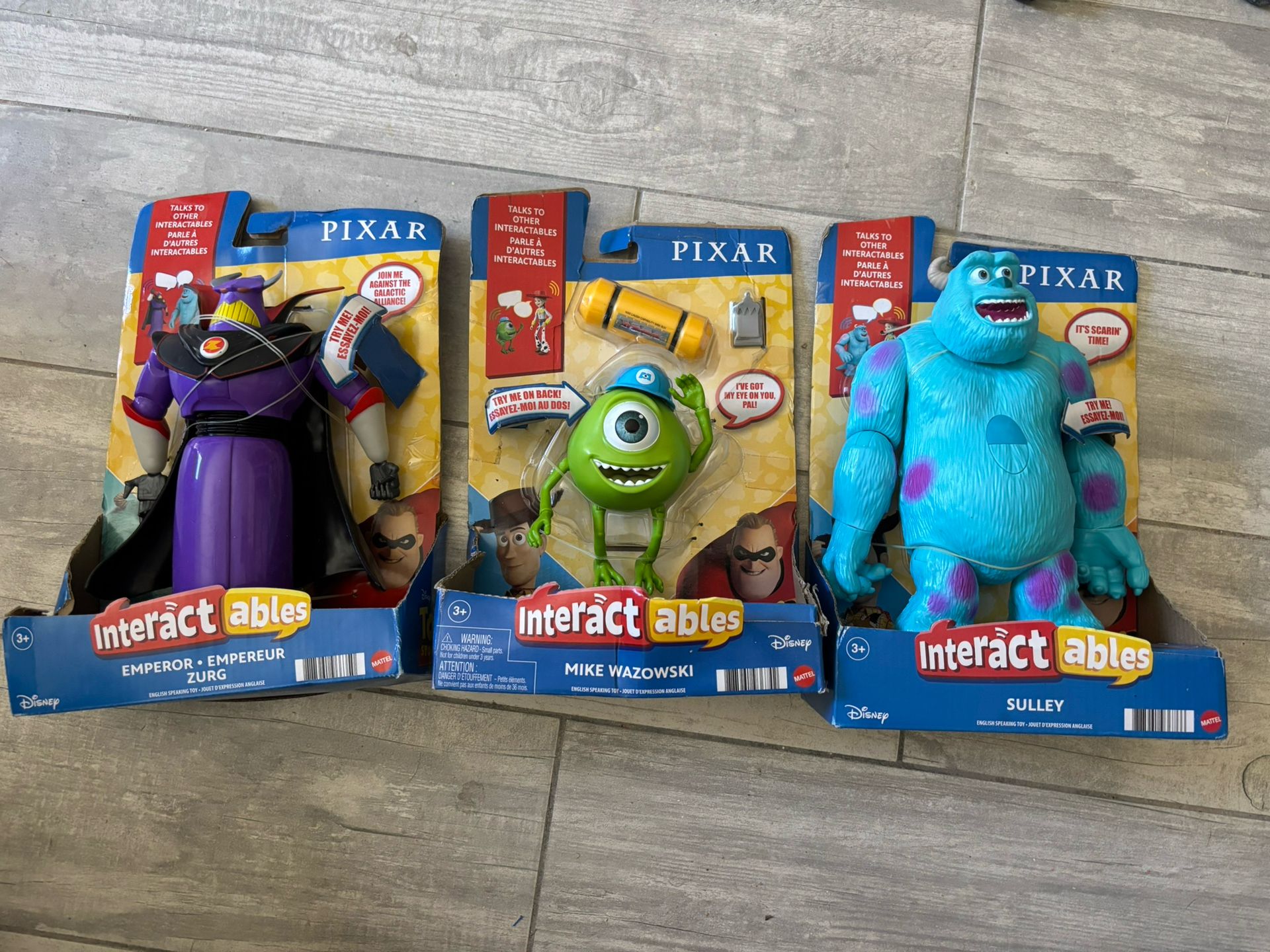 interact-ables pixar toys