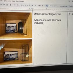 Desk Drawer Organizers