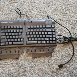 Split keyboard with adjustable height/slant for Mac - kinesis freestyle 2
