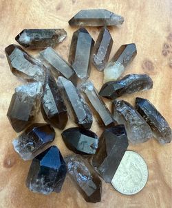 smokey quartz points