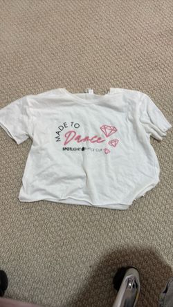 Made to dance white T-shirt size small