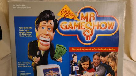 1987 Galoob Gus Glitz Mr GameShow Electronic Game Complete Un-played