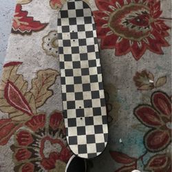 Beginner Skate Board Checkered Grip Tape 53mm Wheels Core Trucks