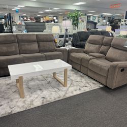 Crazy Offer‼️Beautiful Brown Sofa&Loveseat $799
