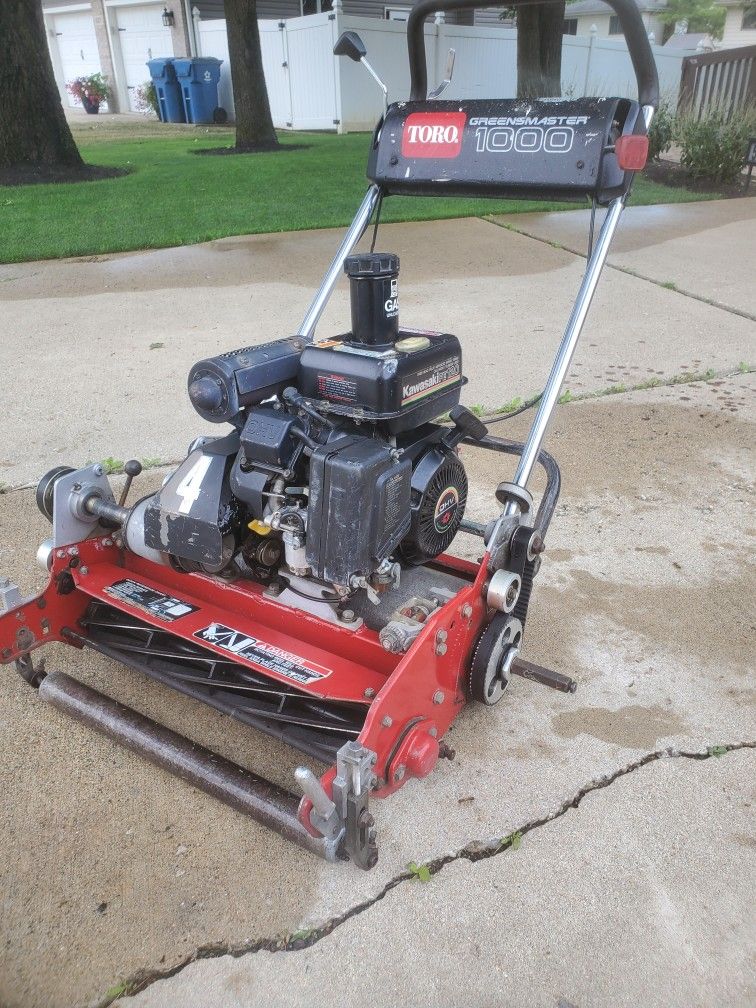 Lawn Mower Toro 1000 Reel Mower Toro Flex Reel Mower Toro Gm1000