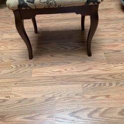 Stool  Cushion 18x 13. Stands 17” Tall.  