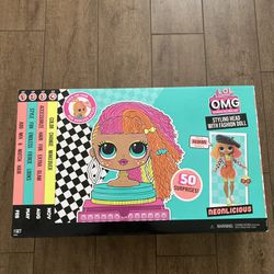 LOL OMG Styling ahead Doll plus Fashion Doll 55 Pieces Royal Bee or NEONLICIOUS