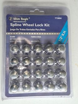 White knight wheel lock kit