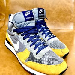 NIKE size 11M CASUAL /RUNNING/jogging/training💥genuine LEATHER 👟(great SHAPE & Condition:10/10)