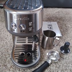 Breville "The Bambino" ESPRESSO Machine + Milk Steamer.