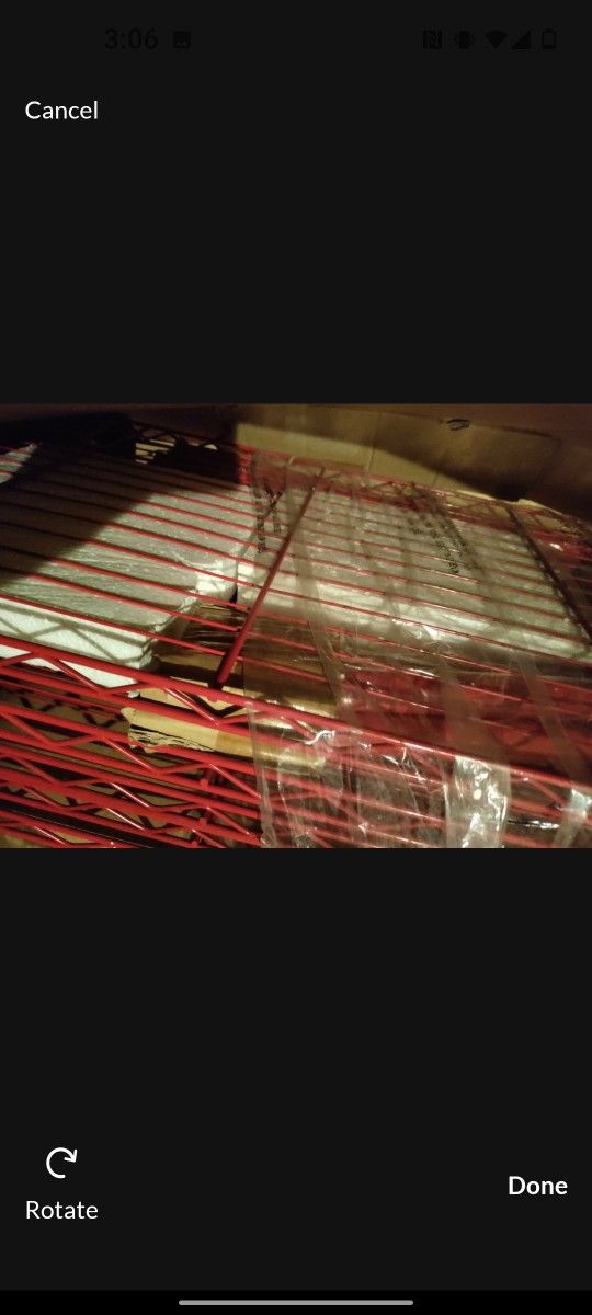 Red 5 Wire Shelves New In Box