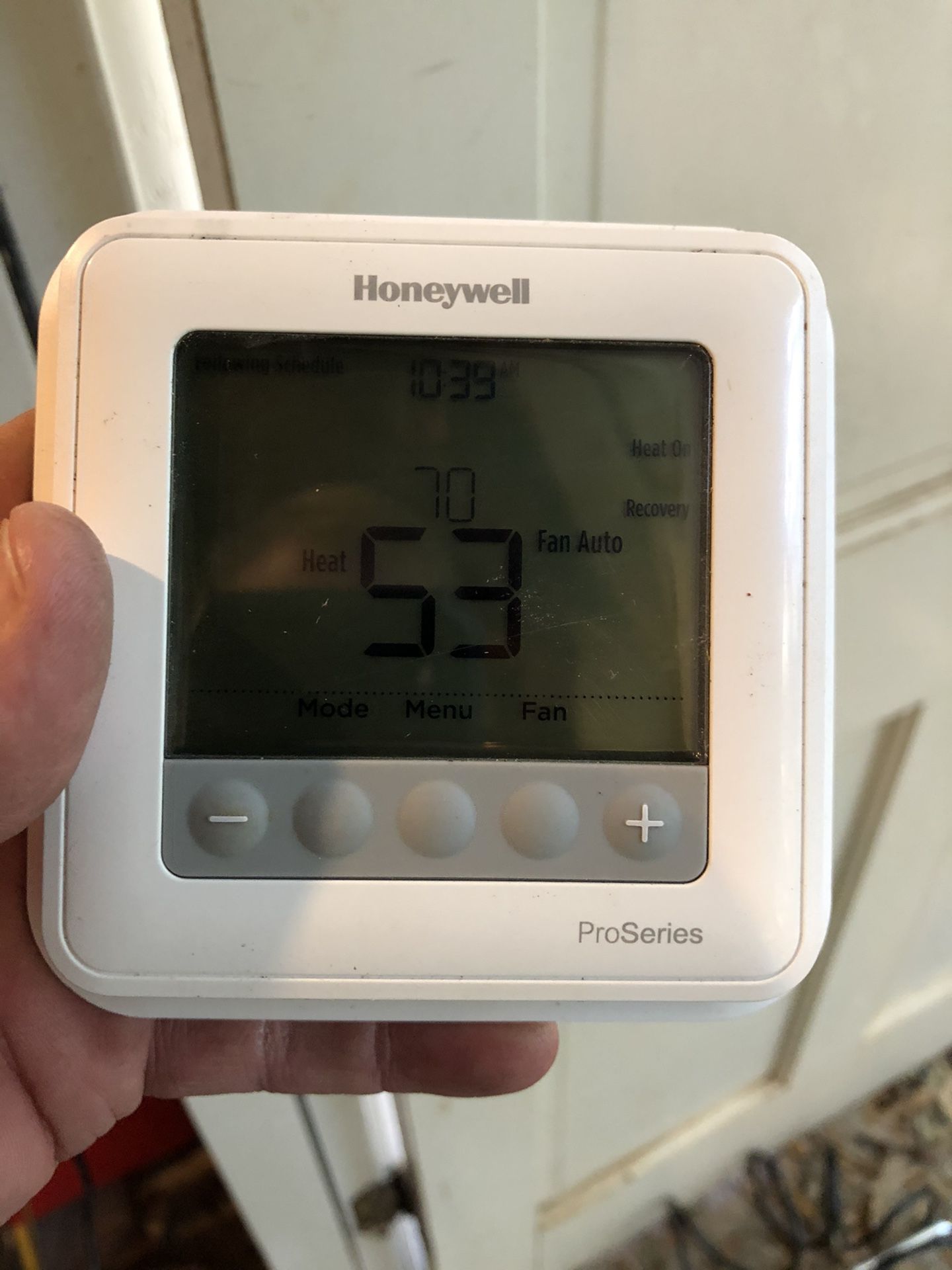 Honeywell Pro Thermostat 7day programmable