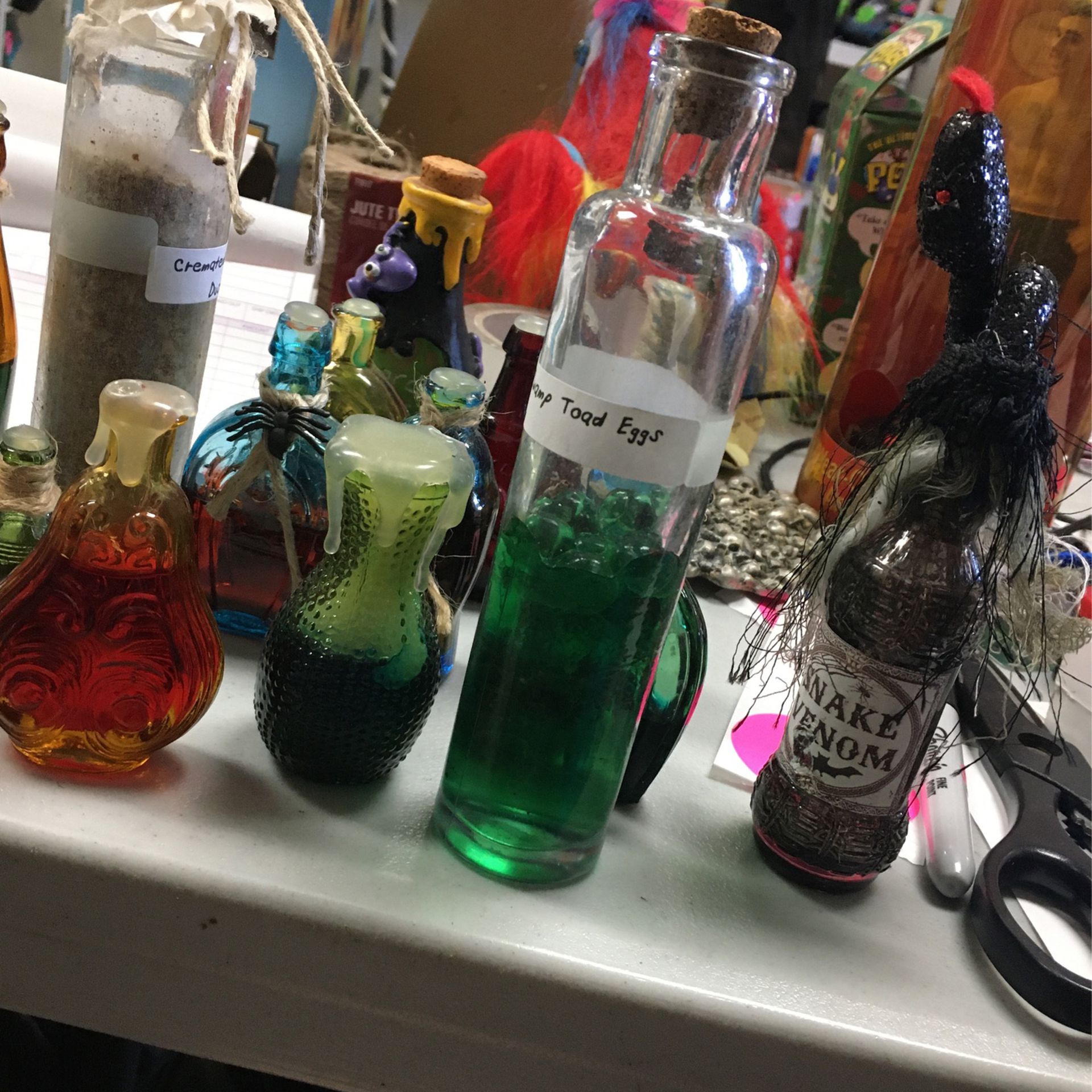 Halloween Witches Potion Ingredients Lot. Custom Made!!! Wow!!