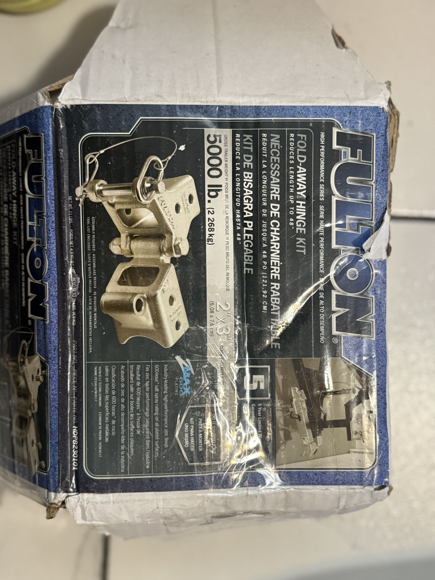 Fulton Fold Away Hinge Kit
