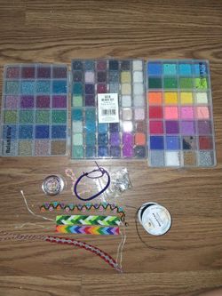 Chaquira beads and bracelets
