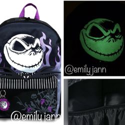 The Nightmare Before Christmas Glow In The Dark Backpack 