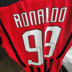 Ronaldo Fenomeno Ac Milan Jersey 