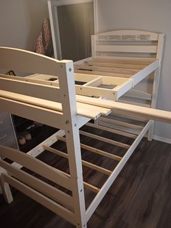 Twin over twin bunk beds
