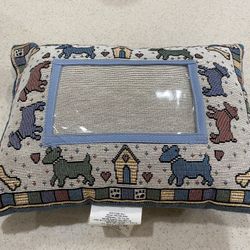 Cute Dog Pillow With Photo Insert 