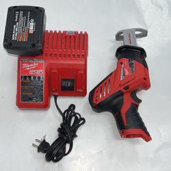 Milwaukee Hackzall, 2420-20, With Battery And Charger, In Like New Condition 