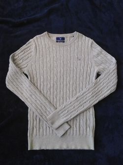 Gant Stretch Cotton Crew Jumper