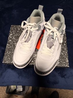 Spizike low, white/grey