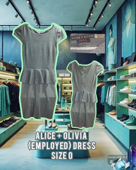 Alice And Olivia Employed Dress (Brand New)