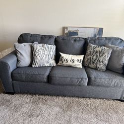 Queen Sofa Pull Out Couch And love Seat 