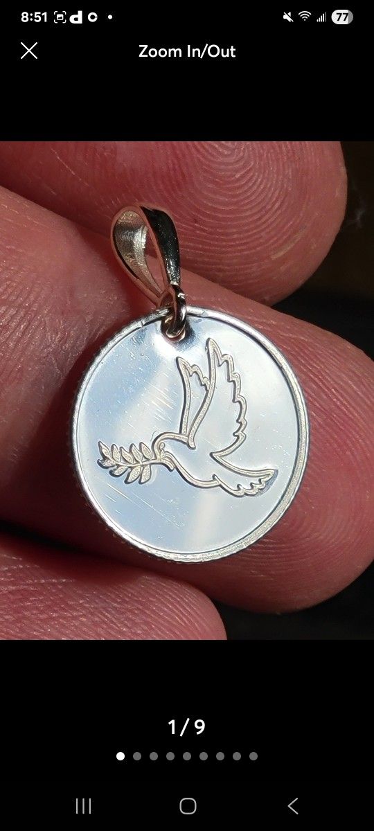 999 Fine Silver Dove 
