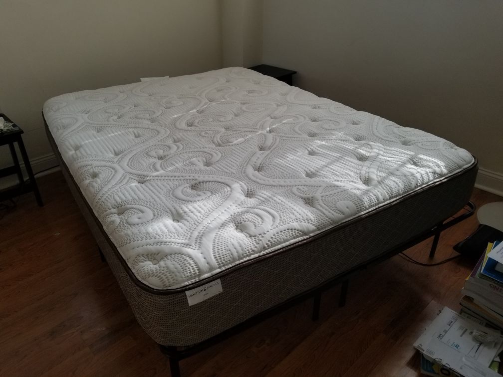 hr500 plush hampton and rhodes mattress queen prime