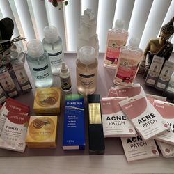 Variety Beauty and Skincare products 