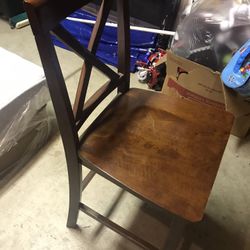 Chairs wood really stable