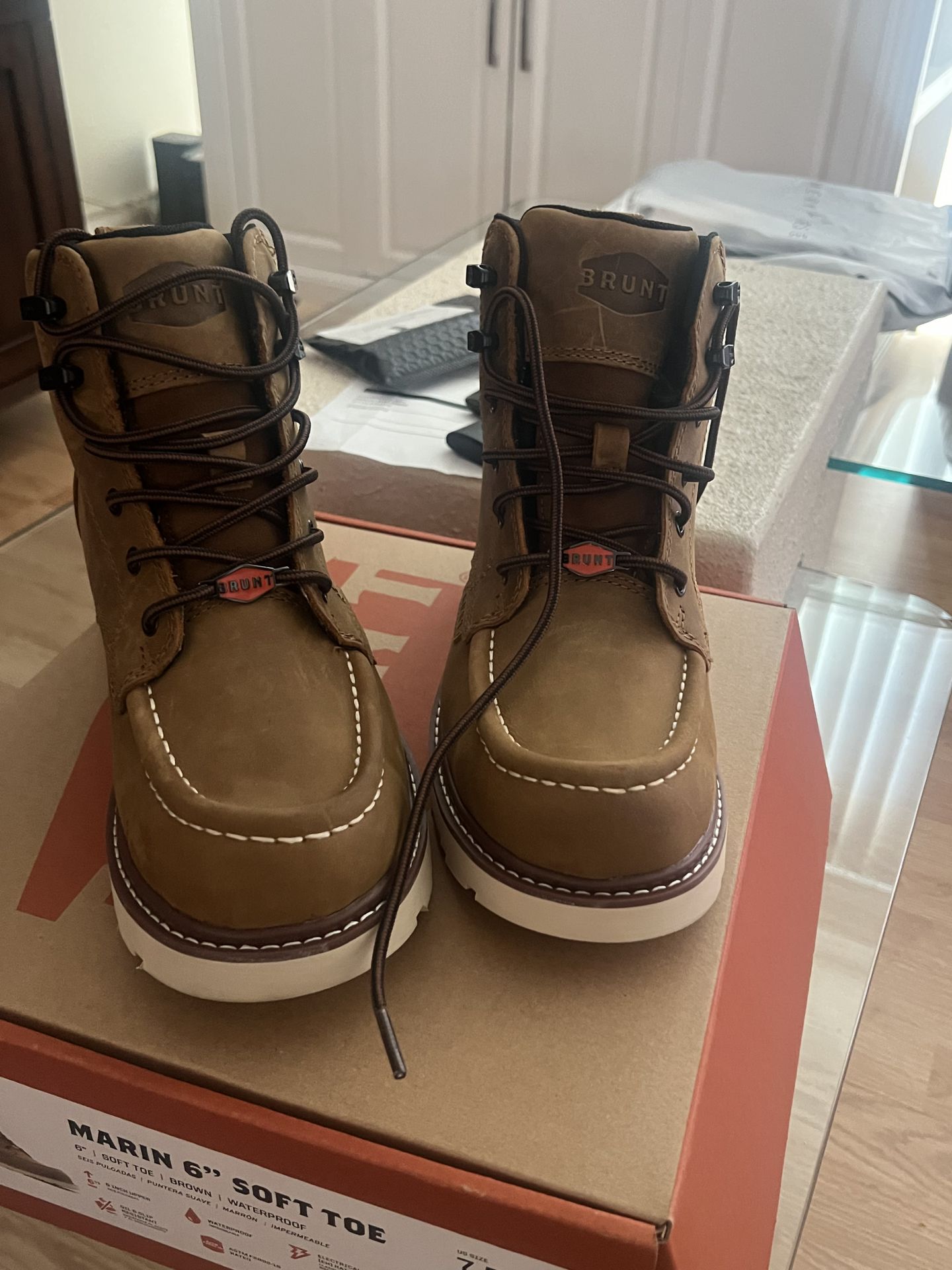 New Brunt Work Boots