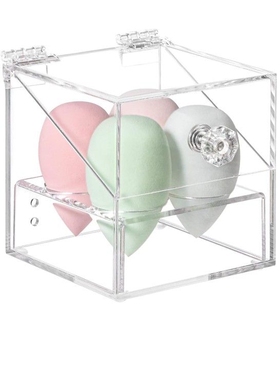 ACRYLIC ORGANIZER FOR BEAUTY BLENDERS