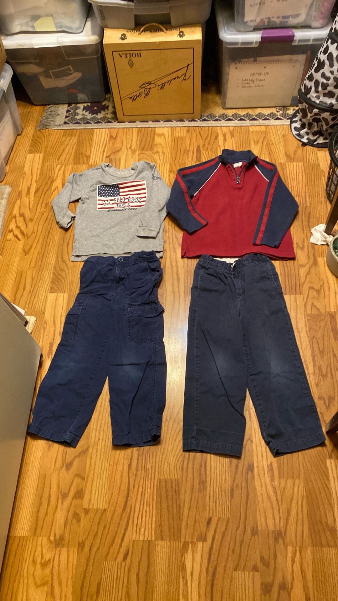 Boys clothes, size 5, 4 pcs