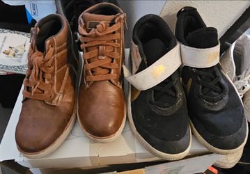 Boys shoes size 3y Nike and boots