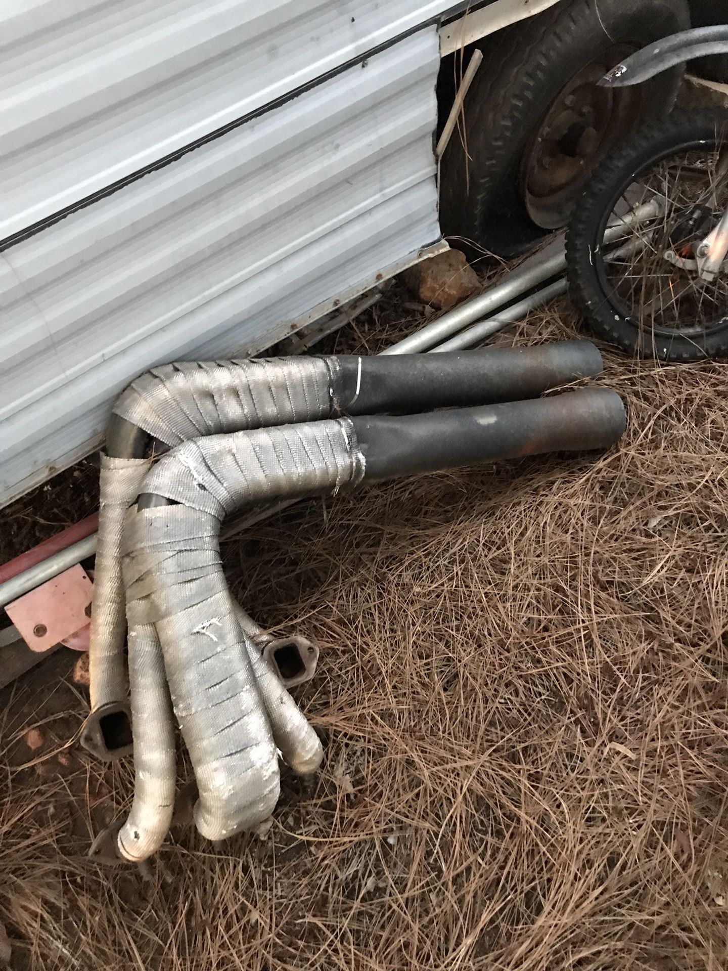 Jet boat headers (small block Oldsmobile)