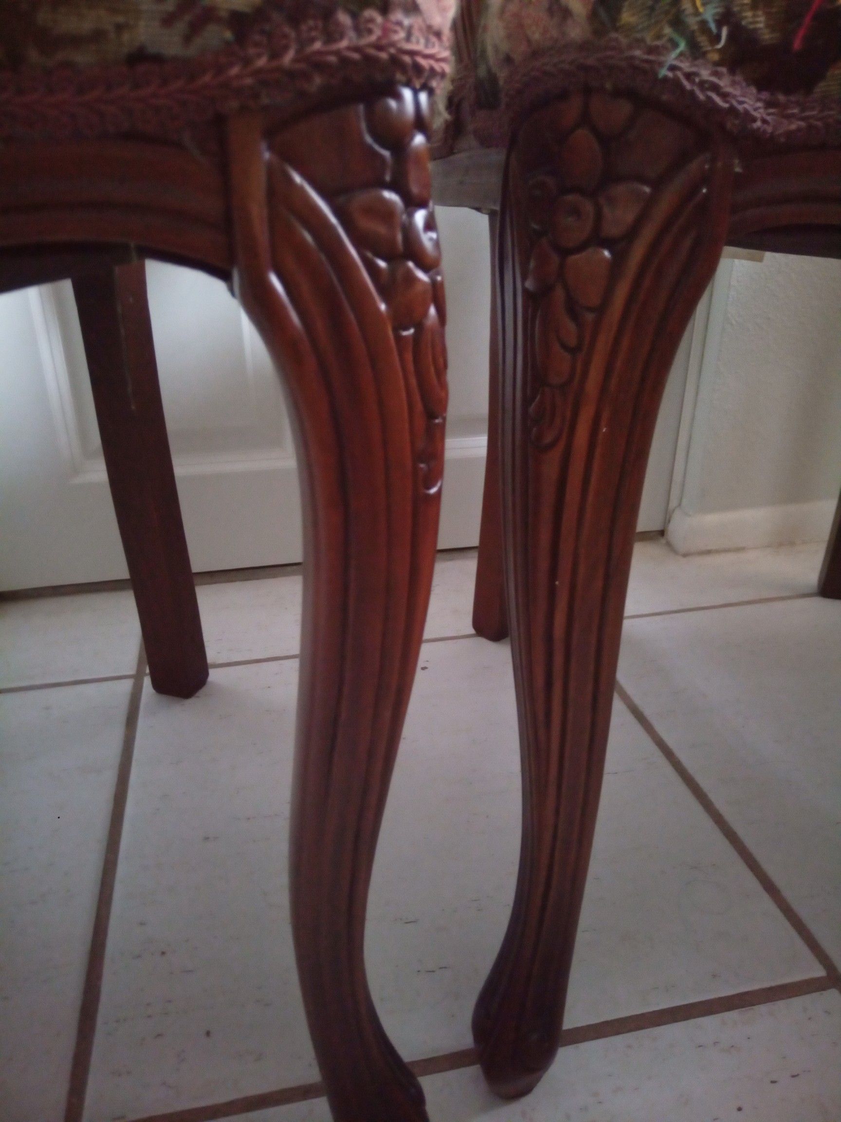 Classic real wooden chairs