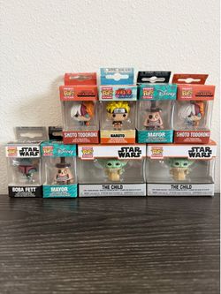 Funko pop keychain Star Wars Disney naruto