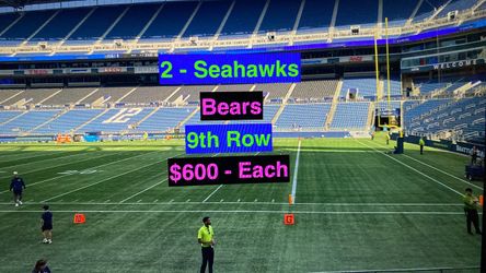Seahawks Bears Tickets