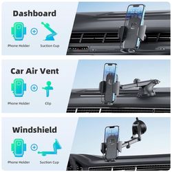 3-in-1 Car Phone Holder