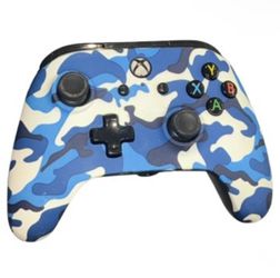 PowerA Wired Controller for Xbox One & Series - Marine Cloud Camo (Read Description)