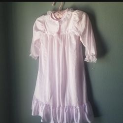 Vintage Toddler Christmas Nightgown 