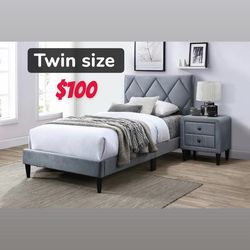 Twin bed frames in box / read description